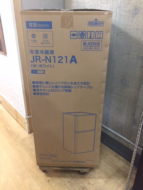 2017年納品　ハイアール　2ドア冷蔵冷凍庫 JR-N121A