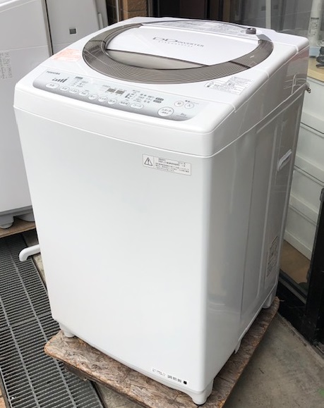 2014年製 東芝 8㎏ 全自動洗濯機 AW-80DM（W) | 中古家電と中古家具 