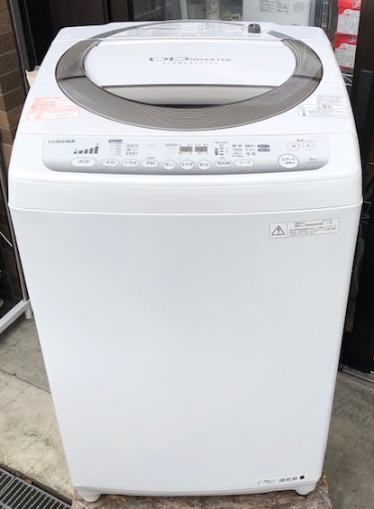 2014年製　東芝　8㎏　全自動洗濯機　AW-80DM（W)