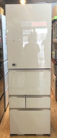 2018年　東芝　5ドア冷蔵庫　GR-M470GW(ZC)