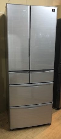 2017年製　シャープ　6ドア冷蔵冷凍庫　SJ-XF47B-S