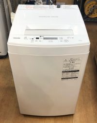 2019年製　東芝　全自動洗濯機　AW-45M7(W)