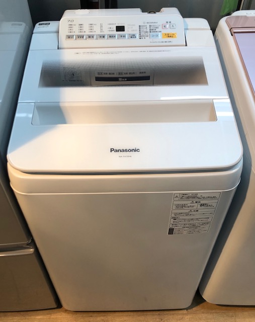 2018年製　パナソニック　全自動洗濯機　NA-FA70H6