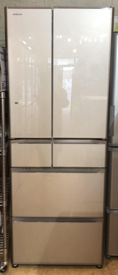 2014年製　日立　6ドア冷凍冷蔵庫　R-G5700E