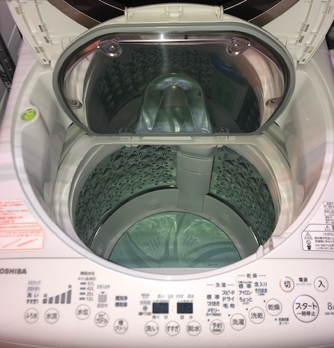 2016年製 東芝 全自動洗濯乾燥機 AW-8V3M(T) | 中古家電と中古家具なら