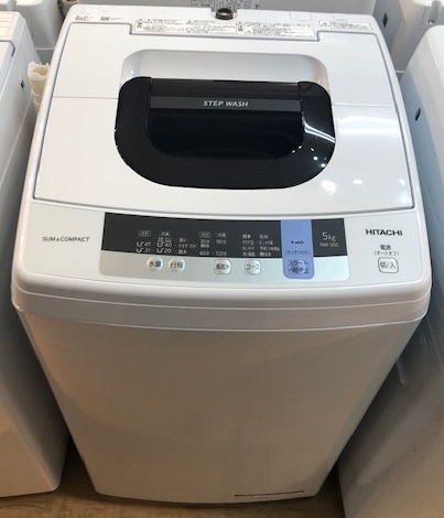 iΦ HITACHI 日立全自動電気洗濯機 NW-50C 5kg 2019年製