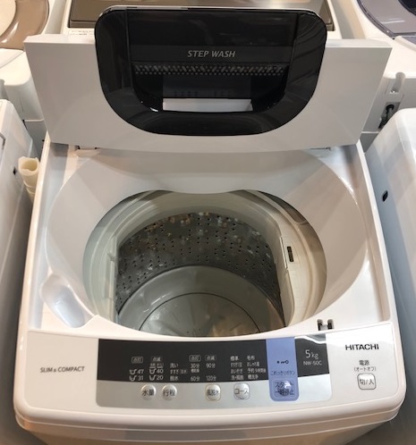 2019年製 日立 全自動洗濯機 NW-50C | 中古家電と中古家具なら横浜 