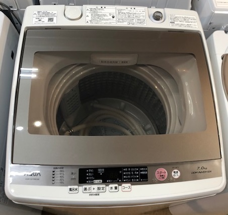 2017★美品★アクア☆5.0kg☆全自動洗濯機【AQW-S50E】K973