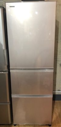 2015年製　東芝　3ドア冷凍冷蔵庫　GR-H38S(NP)