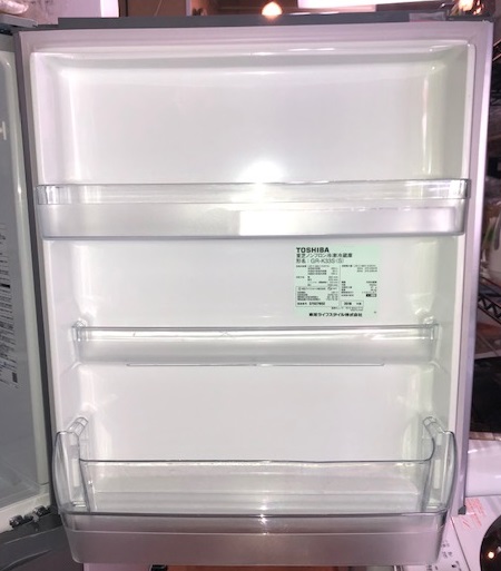 2018年製 東芝 3ドア冷凍冷蔵庫 GR-K33S(S) | 中古家電と中古家具なら 