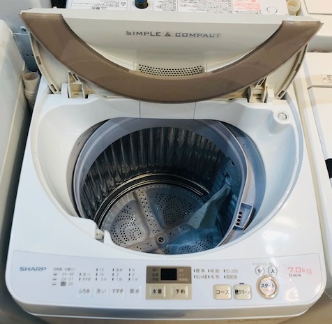 2017年製 シャープ 全自動洗濯機 ES-GE7A-N | 中古家電と中古家具なら