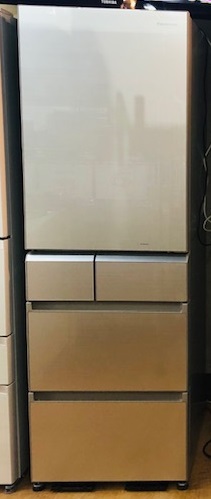 2017年製　パナソニック　5ドア冷凍冷蔵庫　NR-E412PV-N