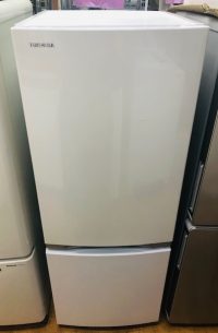2019年製　東芝　2ドア冷凍冷蔵庫　GR-P15BS（W)