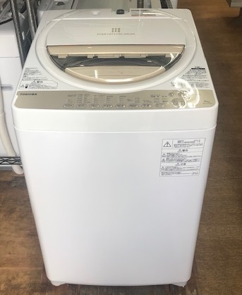 2016年製　東芝　全自動洗濯機　AW-6G3