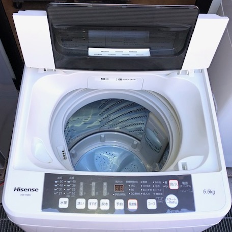 2016年製 ハイセンス 全自動洗濯機 HW-T55A | 中古家電と中古家具なら 