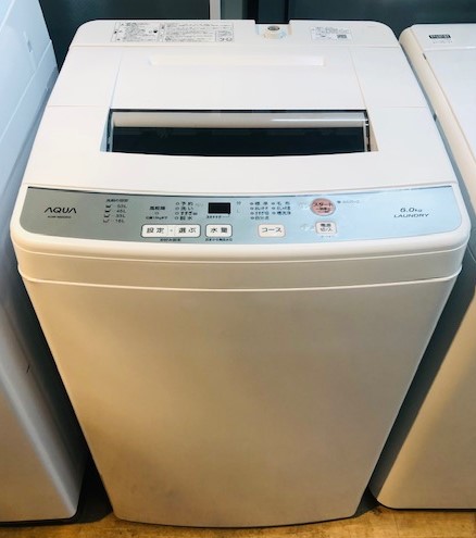 2019年　アクア　全自動洗濯機　AQW-S60G