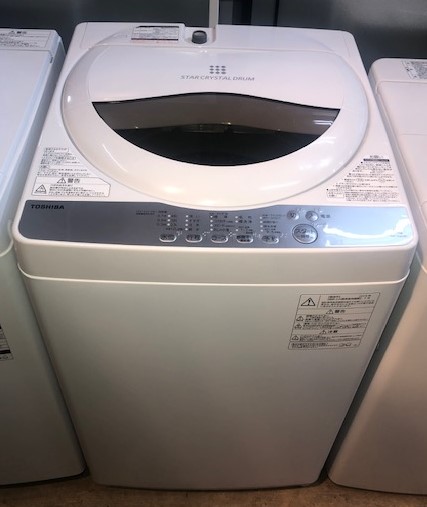 2019年製　東芝　全自動洗濯機　AW-5G6