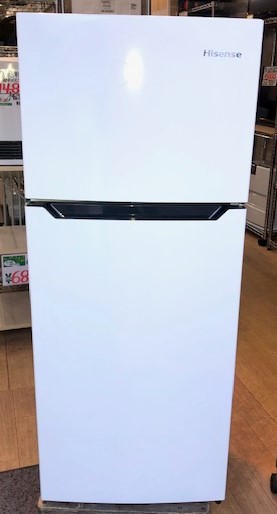 2018年製　ハイセンス　2ドア冷凍冷蔵庫　HR-B1201