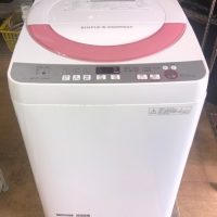 2016年製　シャープ　全自動洗濯機　ES-GE60R-P
