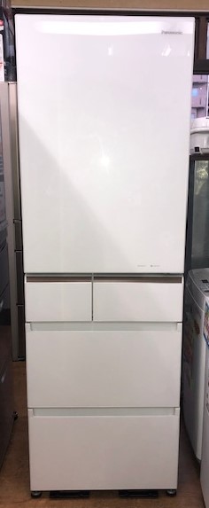2020年製 パナソニック 5ドア冷凍冷蔵庫 NR-E415PV-W | 中古家電と中古