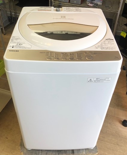 2016年製　東芝　全自動洗濯機　AW-5G3