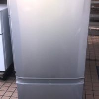 2017年製 三菱 2ドア冷凍冷蔵庫 MR-P15A-S