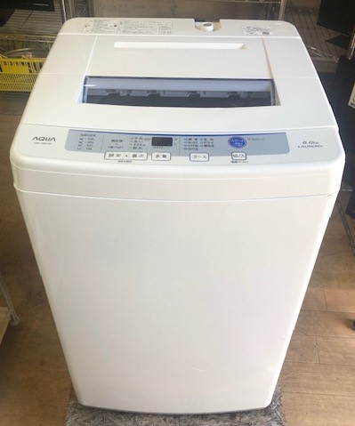 2017年製　アクア　全自動洗濯機　AQW-S60E