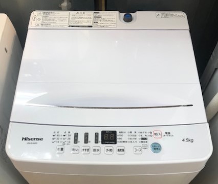 2020年製 ハイセンス 全自動洗濯機 HW-E4503 | 中古家電と中古家具なら横浜リサイクルショップ39
