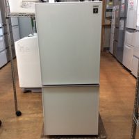 シャープ　２ドア冷凍冷蔵庫　2017年　　SJ-GD14D-W
