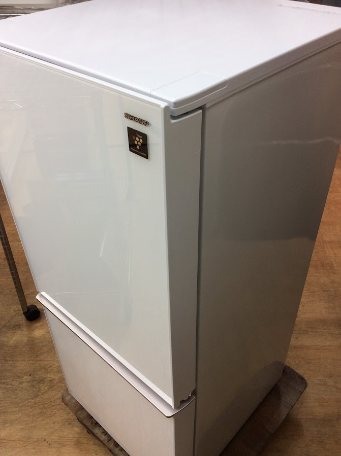 シャープ ２ドア冷凍冷蔵庫 2017年 SJ-GD14D-W | 中古家電と中古家具 