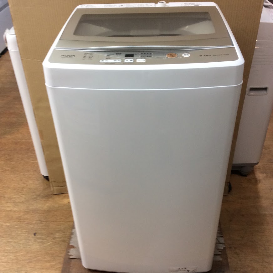 洗濯機　AQUA　5ｋ　2021年製　AQW-GS50J　